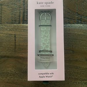 Adorable clear jelly kate spade watch band